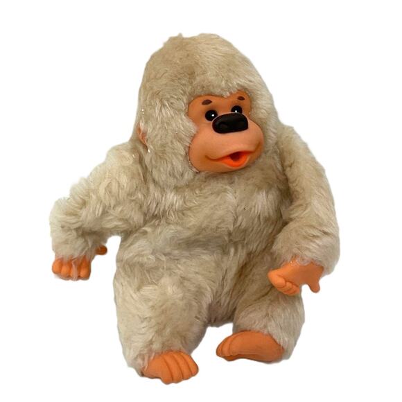 Vintage Gonga Russ Berrie Thumb Sucking Baby Gorilla Plush Collectible - Picture 6 of 12
